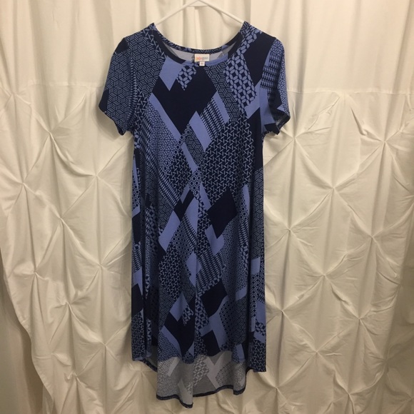 LuLaRoe Dresses & Skirts - Fun Blue XS Carly LuLaRoe